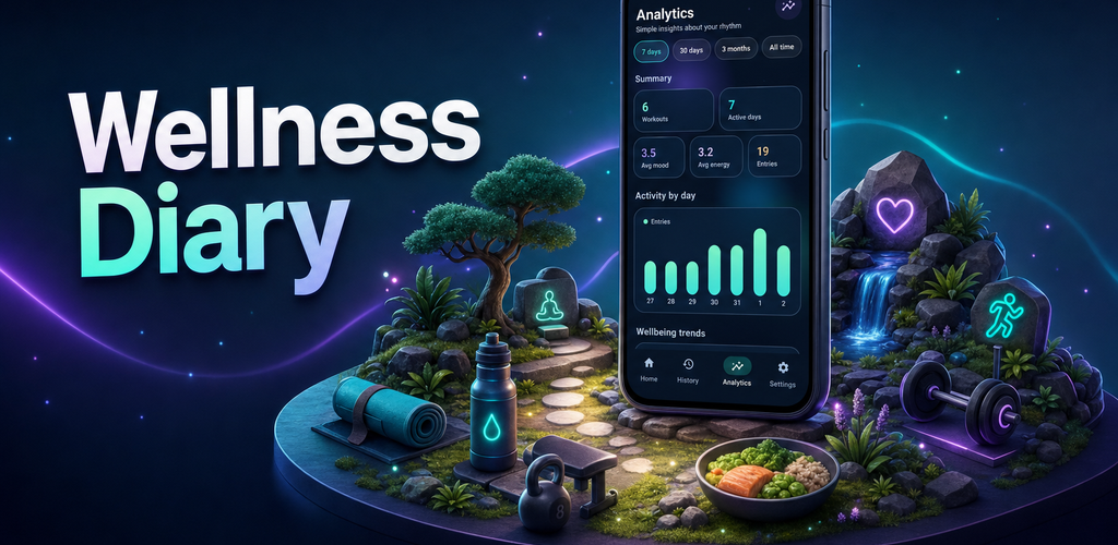 Wellness Diary promotional banner